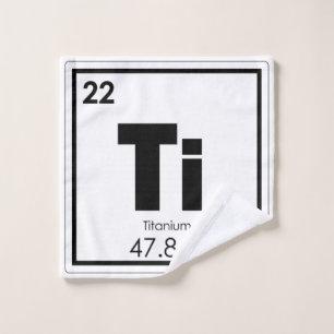 Fórmula química de símbolo de elemento químico de 