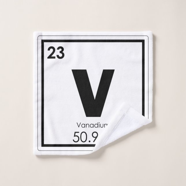 Fórmula química del símbolo de elemento químico de (Toallita)
