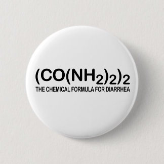 Fórmula química divertida para el botón de la