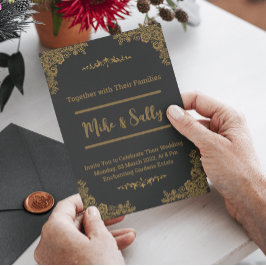 Formulación de invitaciones de boda