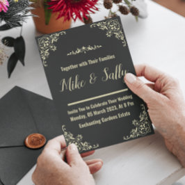 Formulación de invitaciones de boda e invitaciones
