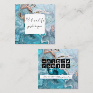 Formularios abstractos, tarjeta de negocios de med