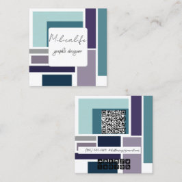 Formularios abstractos, tarjeta de negocios de med