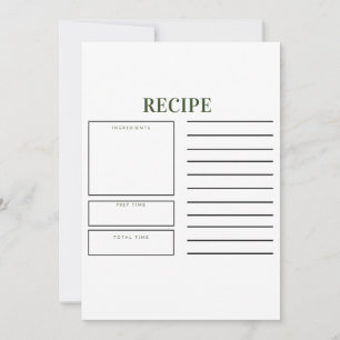 Formularios - Tarjeta de receta