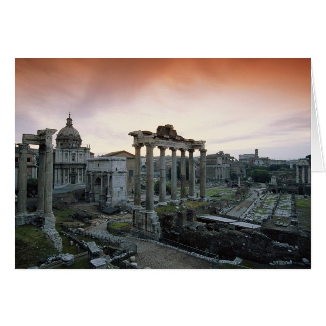 Foro romano al amanecer (Anverso (Horizontal))