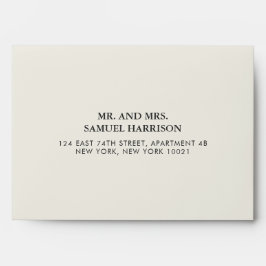 Forro de Sobres para Boda Minimalista Editorial de