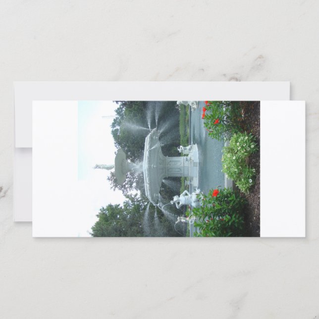 Forsyth Park, en Savannah, Ga (Anverso)