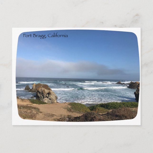 Fort Bragg California postal card (Anverso)