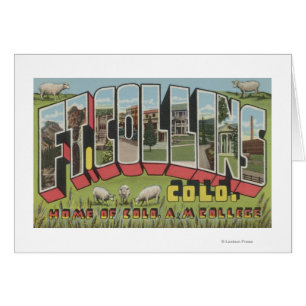 Fort Collins, Colorado - escenas grandes de la