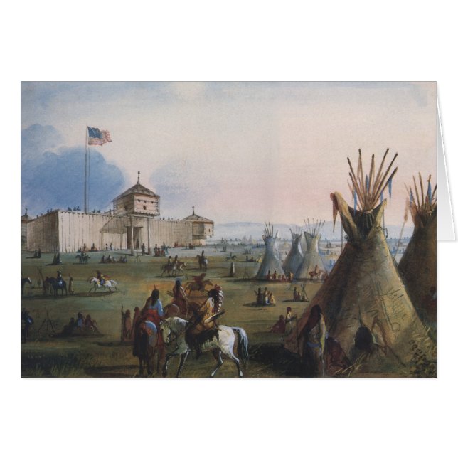 Fort Laramie, Sublette Fort, Fort William, Miller (Anverso (Horizontal))
