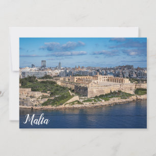 Fort Manoel y Sliema desde La Valeta, Malta