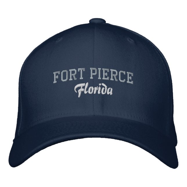 Fort Pierce Florida Embroidered Gorra (Anverso)