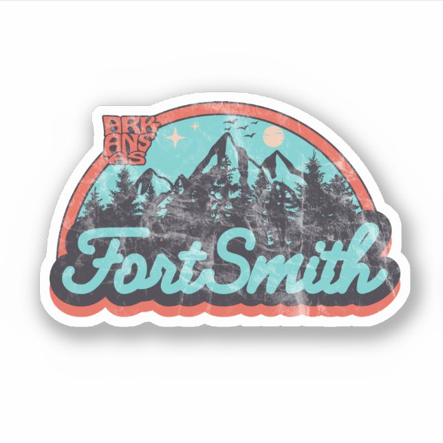 Fort Smith, Pegatina de Arkansas (Anverso)