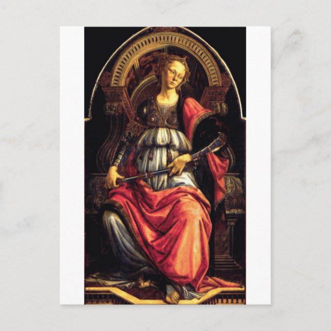Fortaleza de la postal de Botticelli (Anverso)