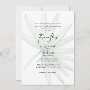 Fortuna Tropical Ambos Padres Invitación a Boda