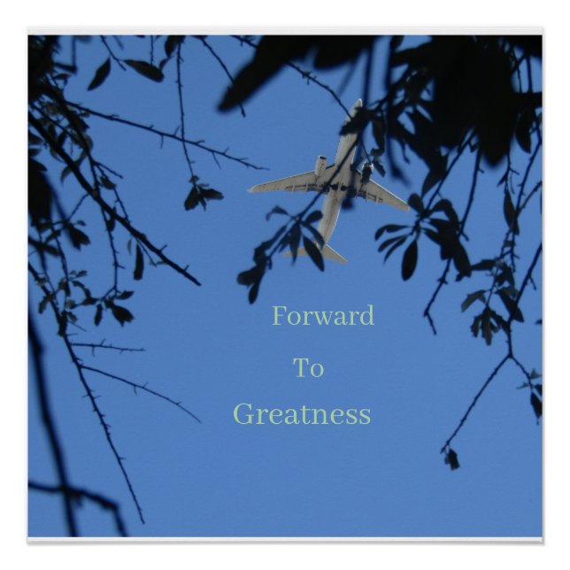 Forward to Greatness Glossy Poster (Anverso)