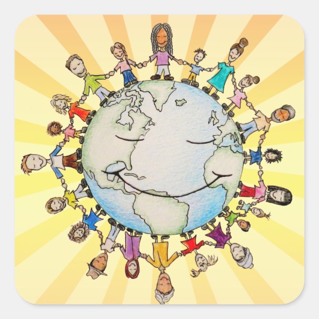 Forzar campo para buenos Pegatinas (Anverso)