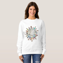 Forzar campo para la sudadera de las mujeres (nuev