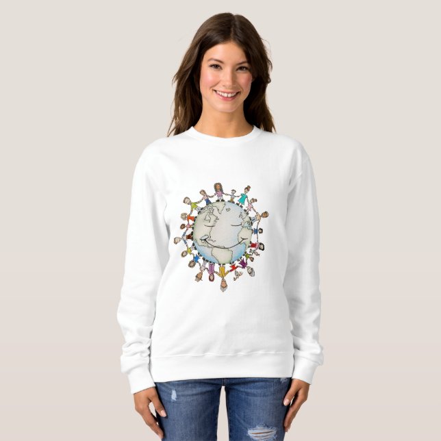 Forzar campo para la sudadera de las mujeres (nuev (Anverso completo)