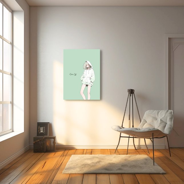 Foto 【シンプルイラスト】寿司娘ポスター Poster GenerativeAI (Subido por el creador)
