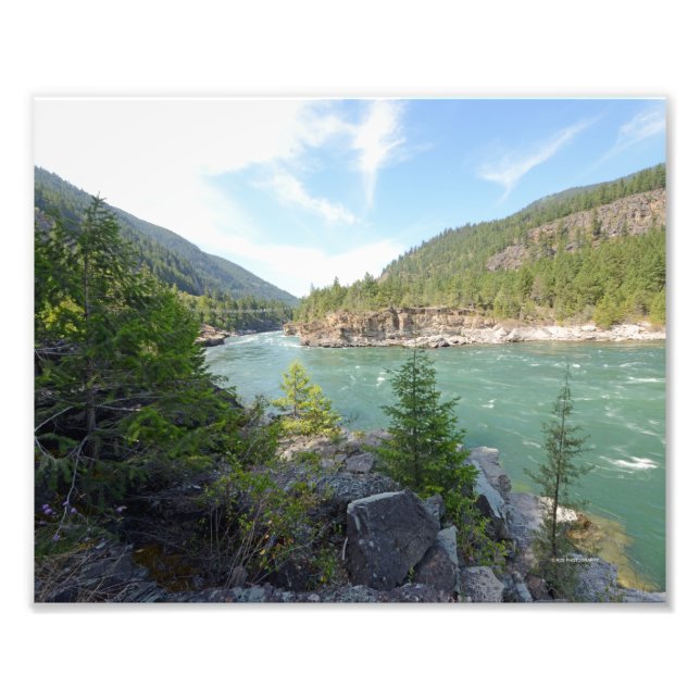 Foto 0442 8/12 Fotografía de las Cataratas de Kootenai  (Frente)