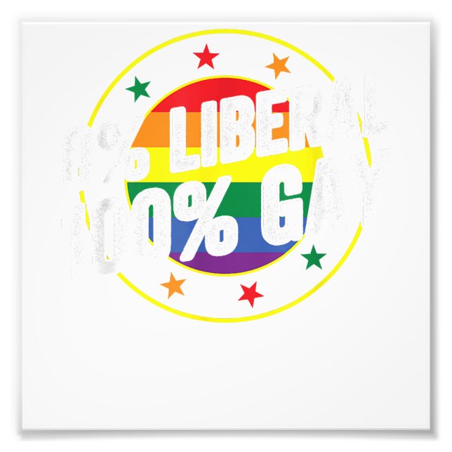 Foto 0 Diseño liberal 100 LGBT gay para conservadores (Frente)