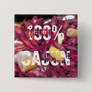 Foto 100% de los cangrejos del botón de Cajun