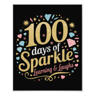 Foto 100 Días de Escuela Brillo Aprendizaje y Risas