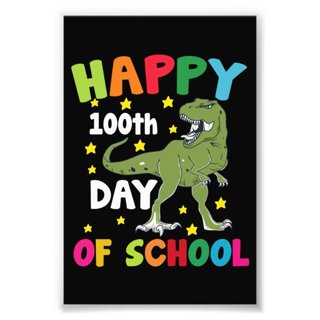 Foto 100 días de escuela Trex 100º día de escuela  (Frente)