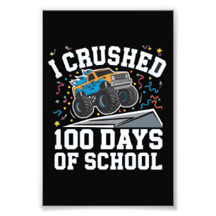 Foto 100 días de monstruo escolar 100 días de escuela