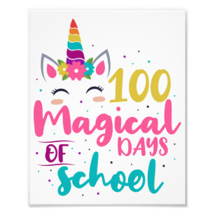 Foto 100 Mágicos Días Escolares De Unicornio