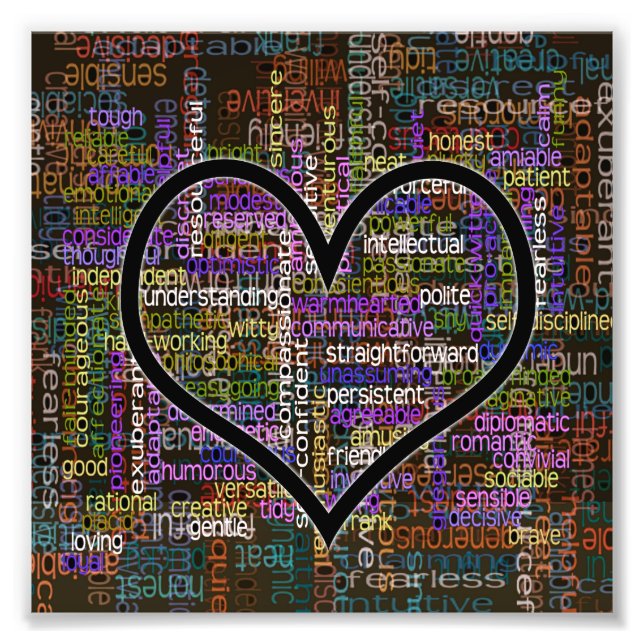 Foto 100 palabras positivas (Frente)