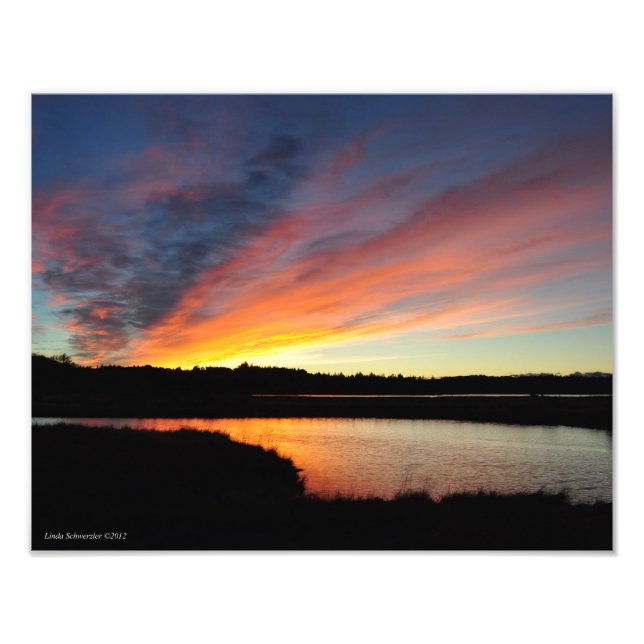 Foto 11X14 Sunset Streaks (Frente)