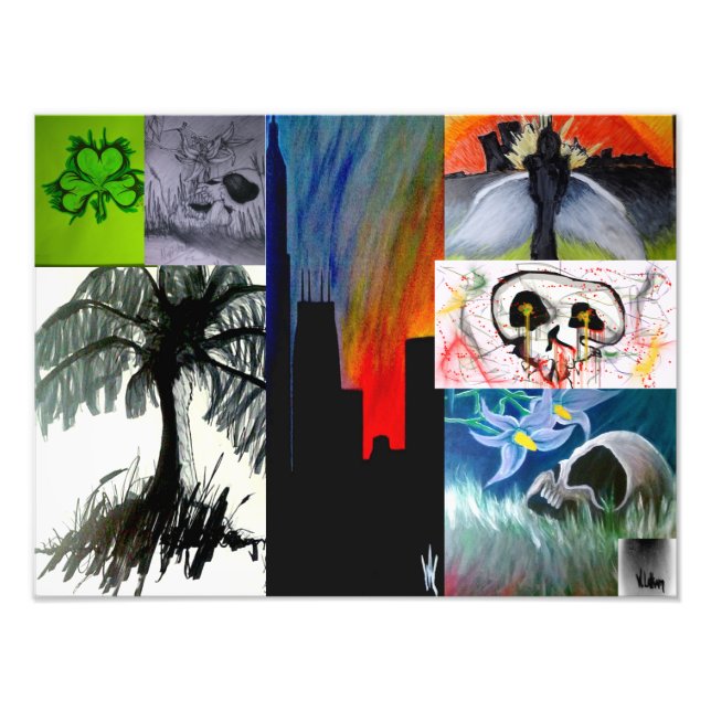 Foto 16" x 12", papel fotográfico de colección de artis (Frente)