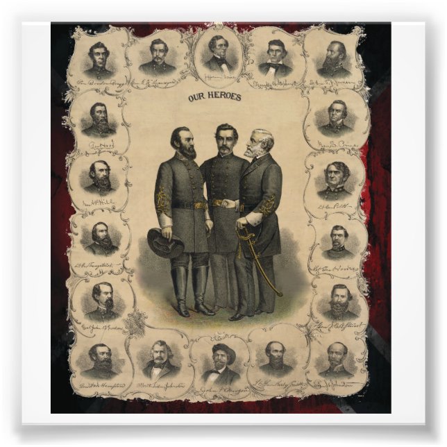 Foto 🎖️ ⚔️ 1860 Héroes de la Guerra Civil Estados Unid (Frente)