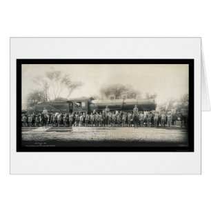 Foto 1907 del ferrocarril y de la caballería
