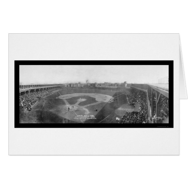 Foto 1909 de Chicago White Sox Cubs (Anverso (Horizontal))