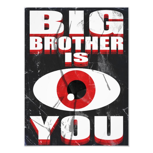 Foto 1984 Big Brother is Watching You Poster (Frente)