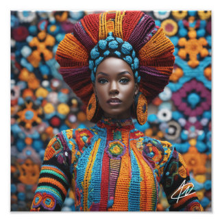 Foto 1.ᵉʳ Android Black Woman Premium Photo Art Print