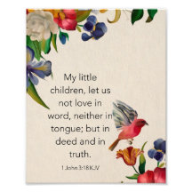1 Juan 3:18 KJV