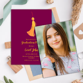 Foto 2025 Mini Invitación del Fiesta de graduación