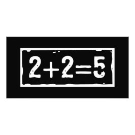 Foto 2 más 2 es igual a 5