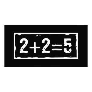 Foto 2 más 2 es igual a 5