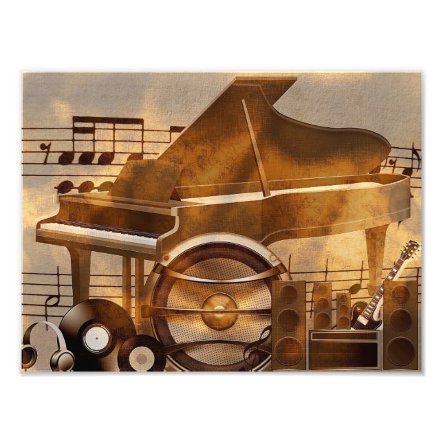 FOTO 313583 GUITARRA PIANO DE GOLDEN DIGITAL MUSICAL (Frente)