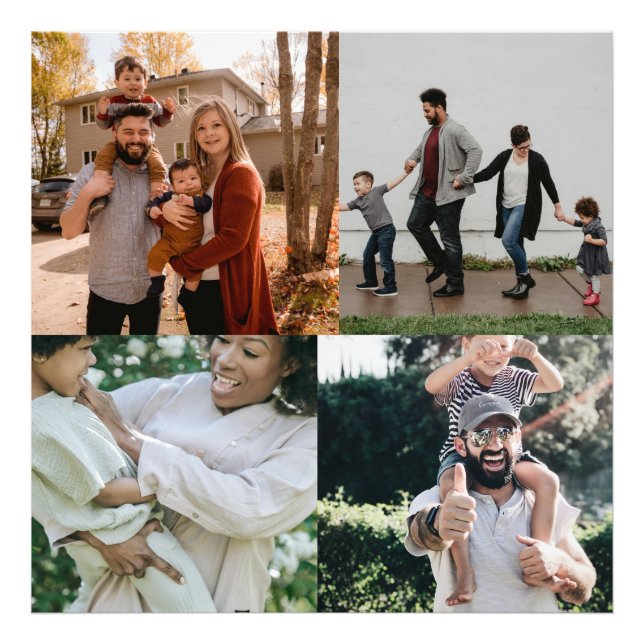 Foto 4 Collage Personalizado personalizado fotográfico (Frente)