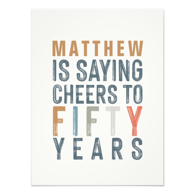 Foto 50.ª decoración de fiesta de cumpleaños (Frente)