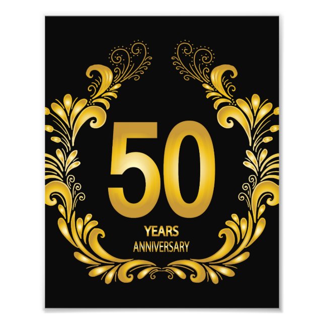 Foto 50 años de Purpurina de oro (Frente)