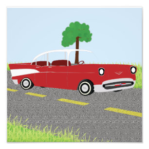 Foto '57 impresión Bel Air 12x12