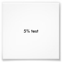 5 % de prueba