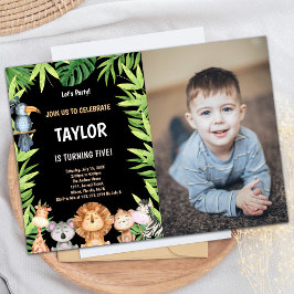 Foto 5 Invitaciones salvajes de un cumpleaños